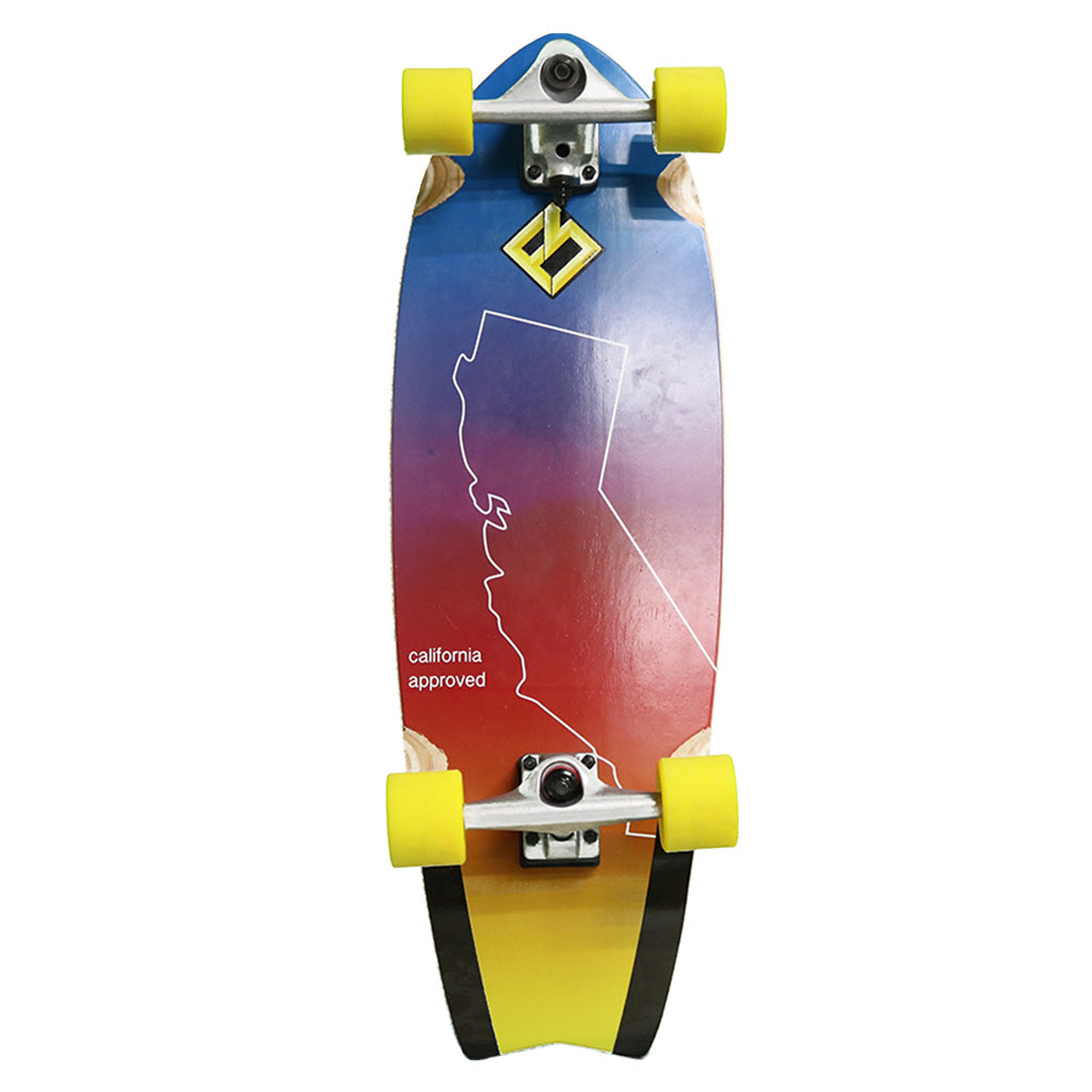 Fish Tail Surf Skateboard